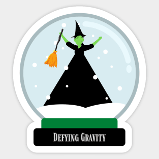 Wicked Musical Snow Globe Sticker